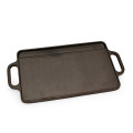 Double side face vagetable oil Cast iron griddle frying pan